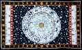 Black and White Zodiac Tapestry Wall hanging Horoscope Tapestry
