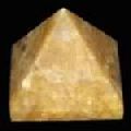 Yellow Quartz Gemstone pyramid