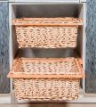 Pull Out Wicker Basket