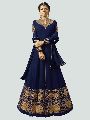 Abaya Blue Anarkali Dress