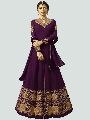 Abaya Purple Anarkali Dress