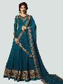 Latest Turquoise Anarkali Dress