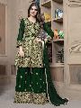 Pakistani Green Sharara Suit