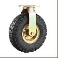 Fixed Pneumatic Tube Tyre Caster Wheels