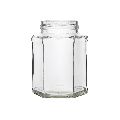 500gm Hexagon Glass Jar
