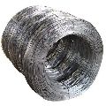 Grey uncoated galvanized iron wire