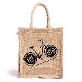 Cycle Printed Jute Bags