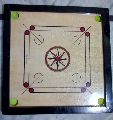 Wood Brown Printed Wood Finished carrom boards