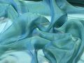 Multicolor Plain Silk Chiffon Fabric
