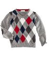Wool Blue Brown Creamy White Yellow Checked Plain Printed Full Sleeves Kids Sweater 