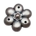 Silver Polished BML decorative metal flower