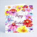 Paper Multi-shapes Round Printed Birthday Cards