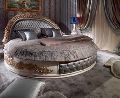 Wood Carving Round Bed