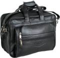 Faux Leather Jute Polyester Black Brown Grey Plain Executive Bags