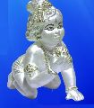 999 Silver Laddu Gopal Statue