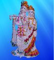 999 Silver Radha Krishna Statue