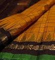 Pure Kanchipuram Silk Handwoven full pattu checks jari border sarees