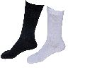 Cotton Black & White Plain school socks