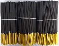 Black scented raw incense sticks