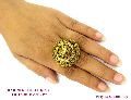 Golden Antique Finger Ring