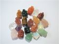 Aart-in-stones Polished Multicolor 1 inch size natural semi precious stone ganesha gemstone