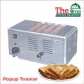 SS Electric Silver slice pop up toaster