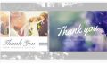 Rectangle Paper thank you card