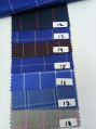 Polyviscose Check Suiting Fabric