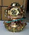 Antique Copper and Brass Diving Helmet