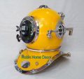 Antique Yellow Diving Helmet