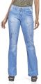 Royal Spider - Bell Bottom Bootcut Jeans For Women