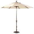 Polyester Round Plain Garden Umbrella