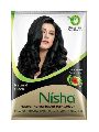 Nisha Natural Color Hair Henna (pack of 6) with free Brush (Natural Black) 10g