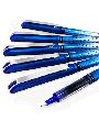 Uni-Ball Vision Needle Roller ball Pen (Pack of 6) Blue