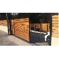 Automatic Wooden Claving Sliding Gate