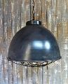 Conical Dome Pendant Lamp with Cage