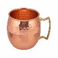 Copper Mug with Brass Handle
