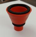 PVC CONE RED 25MM REUSABLE