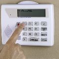 White 12V home security alarms