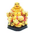 Mahavir Shinny Golden Feng Shui Laughing Buddha