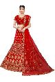 Bridal Velvet Red Lehenga Choli