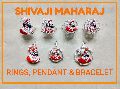 shivaji pendant and rings