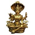 Brass Sitting Vishnu Idol