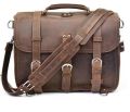 Convertible Leather Messenger Bag