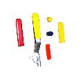 Yellow Red Blue pvc handle grip