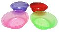 Oval Blue Light Blue Light Green Off White Orange Red Yellow Plain cristal plastic bowl