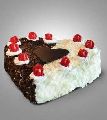 White &amp; Black Forest Cake