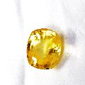 Plain Polished Square yellow sapphire gems stone