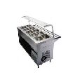 Stainless Steel Electric cold bain marie counter
