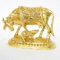 Gold Plated Metal Cow Calf